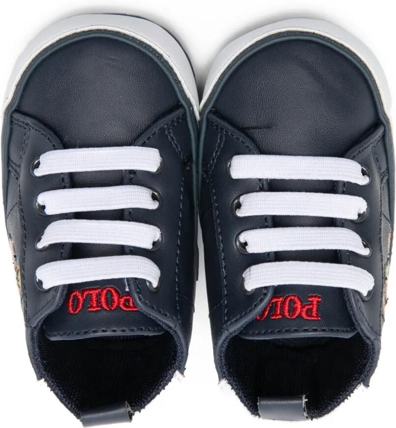 POLO RALPH LAUREN KIDS Sneakers met borduurwerk Blauw - Foto 2