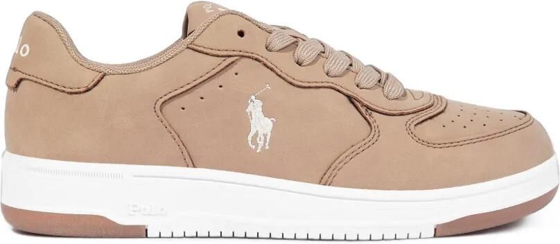 POLO RALPH LAUREN KIDS Sneakers met geborduurd logo Beige