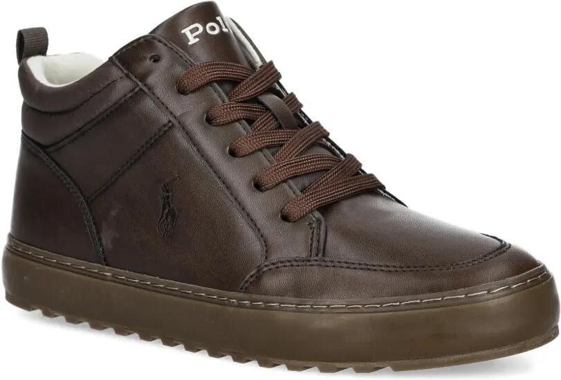 POLO RALPH LAUREN KIDS Sneakers met geborduurd logo Bruin