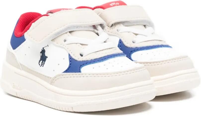 POLO RALPH LAUREN KIDS Sneakers met klittenband Beige