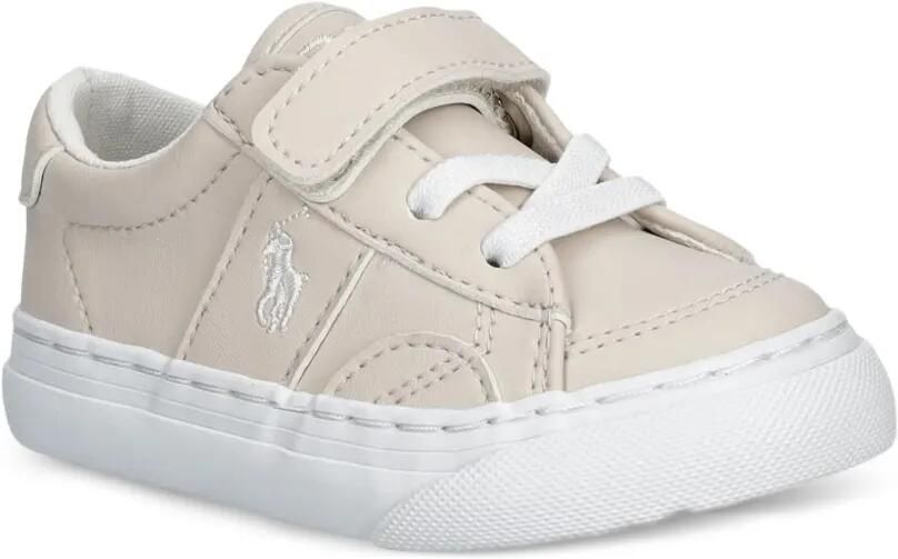 POLO RALPH LAUREN KIDS Sneakers met klittenband Beige