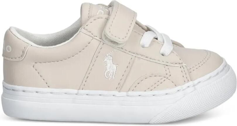 POLO RALPH LAUREN KIDS Sneakers met klittenband Beige - Foto 3