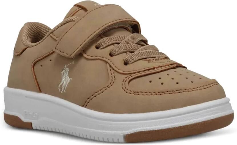 POLO RALPH LAUREN KIDS Sneakers met klittenband Bruin