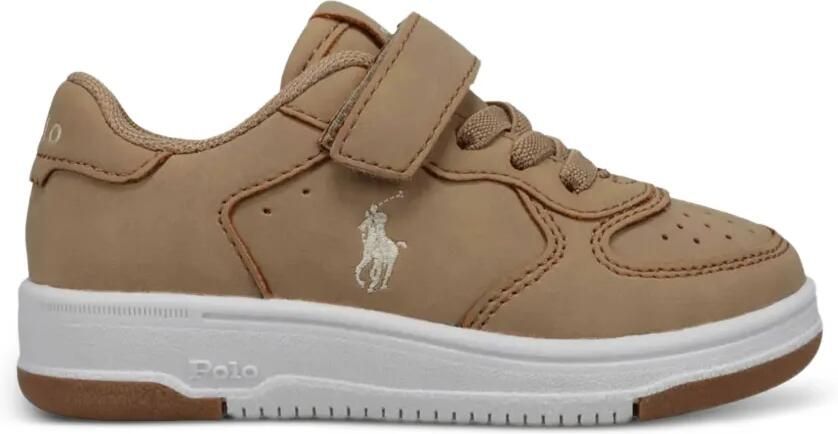 POLO RALPH LAUREN KIDS Sneakers met klittenband Bruin - Foto 2
