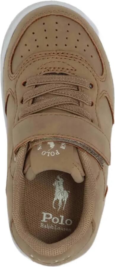 POLO RALPH LAUREN KIDS Sneakers met klittenband Bruin - Foto 4