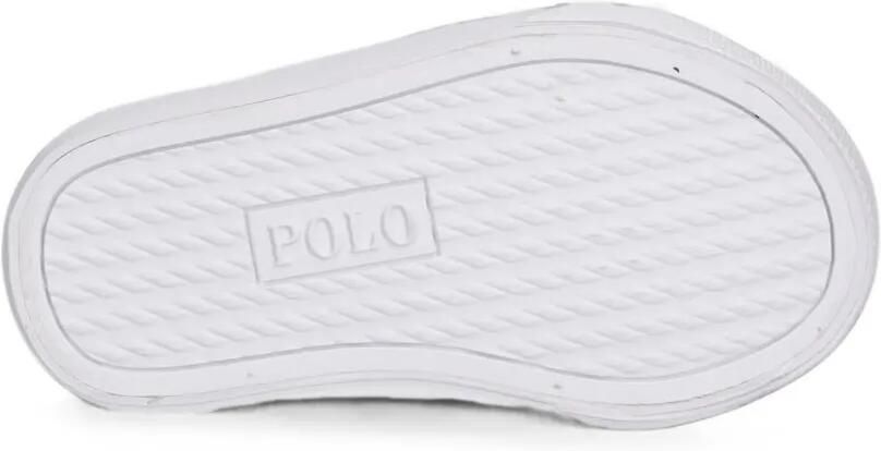 POLO RALPH LAUREN KIDS Sneakers met klittenband en Pony-patroon Wit - Foto 4