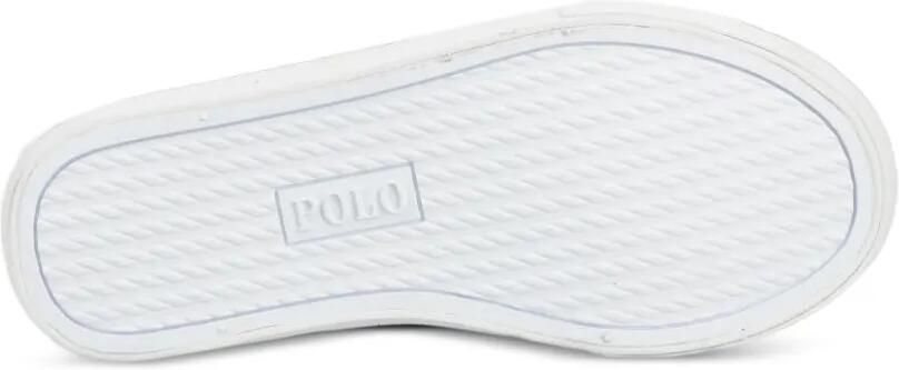 POLO RALPH LAUREN KIDS Sneakers met klittenband en pony-patroon Wit - Foto 5