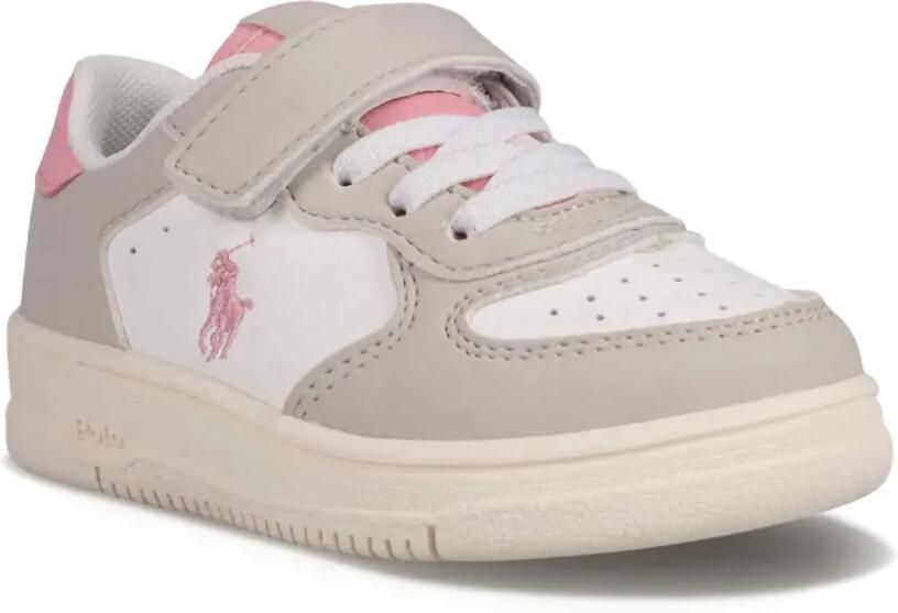 POLO RALPH LAUREN KIDS Sneakers met klittenband Grijs - Foto 3