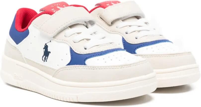 POLO RALPH LAUREN KIDS Sneakers met klittenband Wit