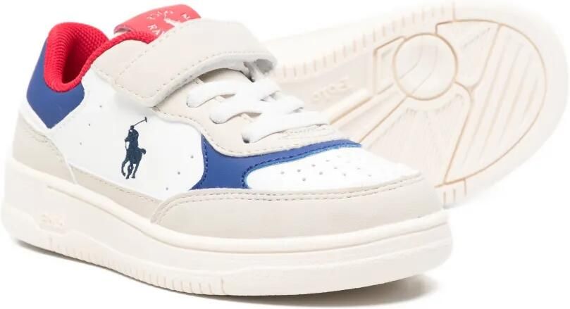 POLO RALPH LAUREN KIDS Sneakers met klittenband Wit - Foto 3