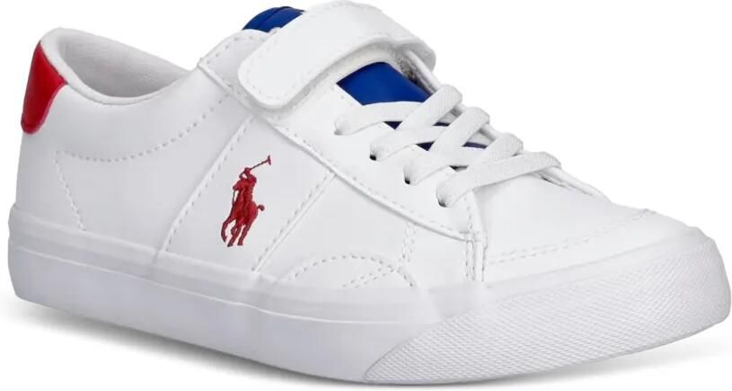 POLO RALPH LAUREN KIDS Sneakers met klittenband Wit