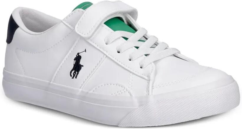 POLO RALPH LAUREN KIDS Sneakers met klittenband Wit