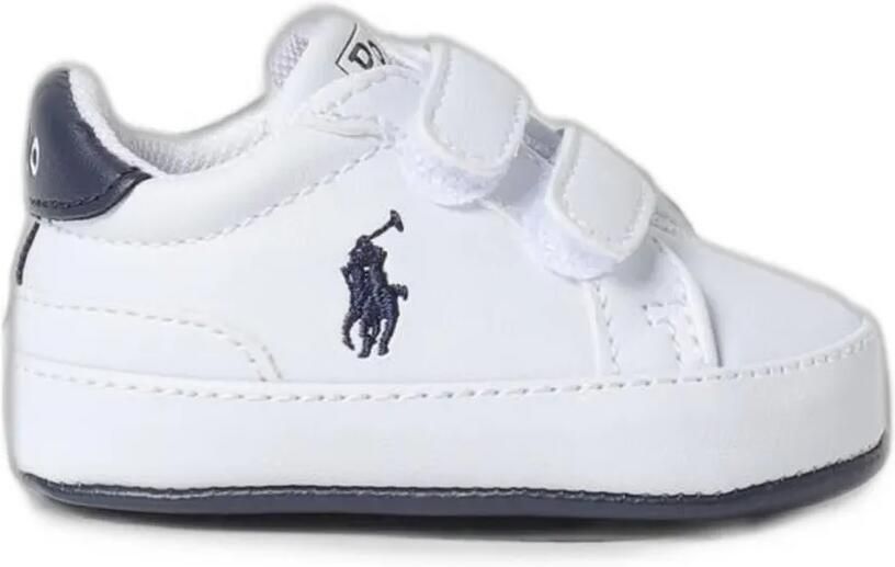 POLO RALPH LAUREN KIDS Sneakers met klittenband Wit