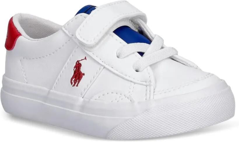 POLO RALPH LAUREN KIDS Sneakers met klittenband Wit