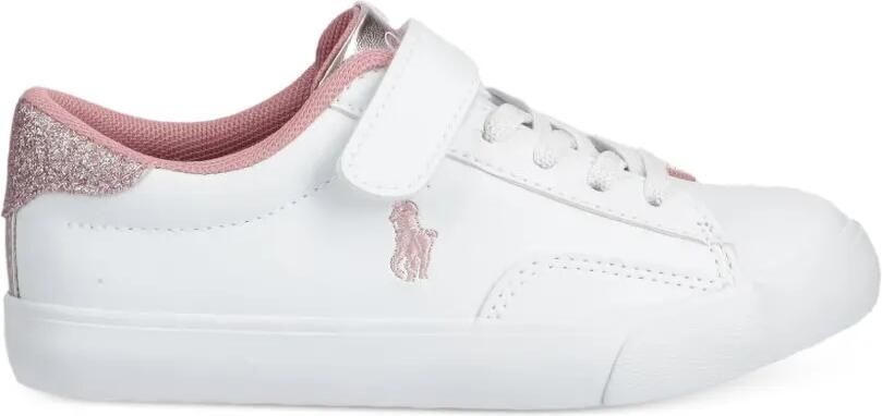 POLO RALPH LAUREN KIDS Sneakers met klittenband Wit - Foto 4