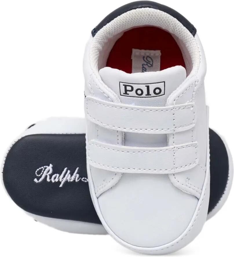 POLO RALPH LAUREN KIDS Sneakers met klittenband Wit - Foto 3
