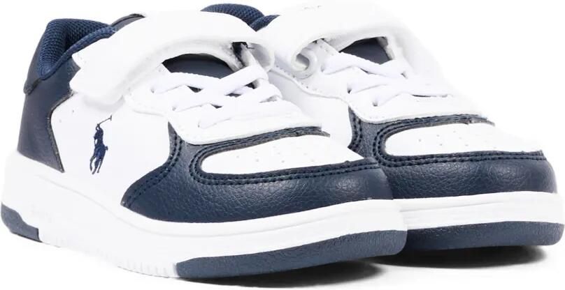 POLO RALPH LAUREN KIDS Sneakers met logodetail Wit
