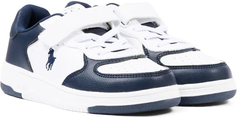 POLO RALPH LAUREN KIDS Sneakers met logodetail Wit