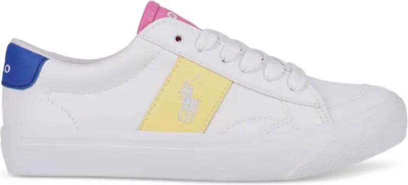 POLO RALPH LAUREN KIDS Sneakers met logoprint Wit