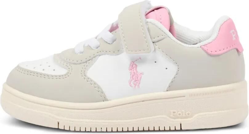 POLO RALPH LAUREN KIDS Sneakers met klittenband Beige - Foto 4