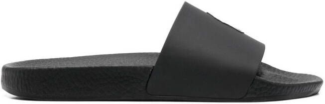 Polo Ralph Lauren Sandalen met logopatch Zwart