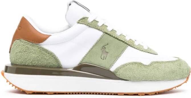 Polo Ralph Lauren Sneakers met suède vlakken Wit