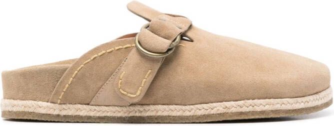 Polo Ralph Lauren Turbach suède klompen Beige