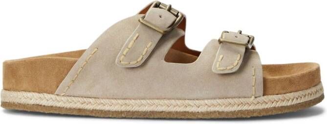 Polo Ralph Lauren Turbach suède sandalen Beige