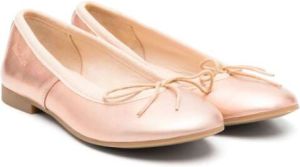 Pom D'api Ballerina's met metallic-effect Oranje