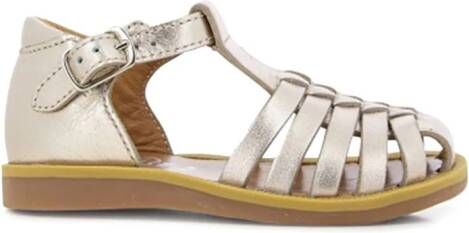 Pom D'api Sandalen met bandjes Goud