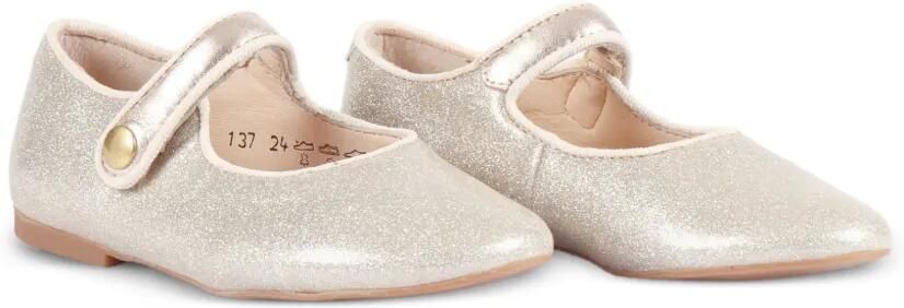 Pom D api Kids Daisy Baby ballerina's met glitter Zilver