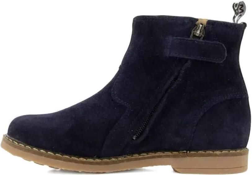 Pom D api Kids Enkellaarzen met glittervlak Blauw - Foto 2