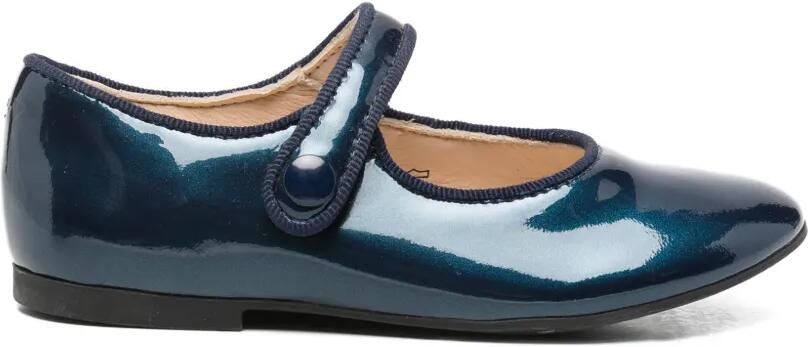 Pom D api Kids Lakleren ballerina's Blauw
