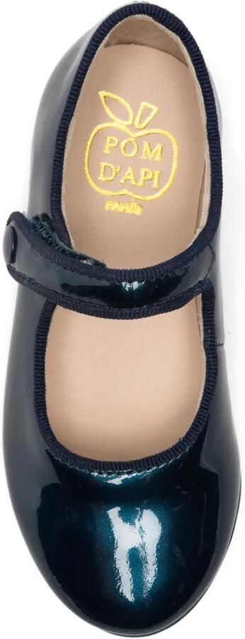 Pom D api Kids Lakleren ballerina's Blauw - Foto 3