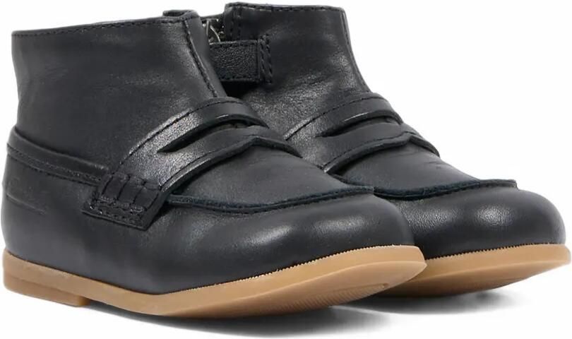 Pom D api Kids Leren babyschoentjes in mocassin-stijl Zwart