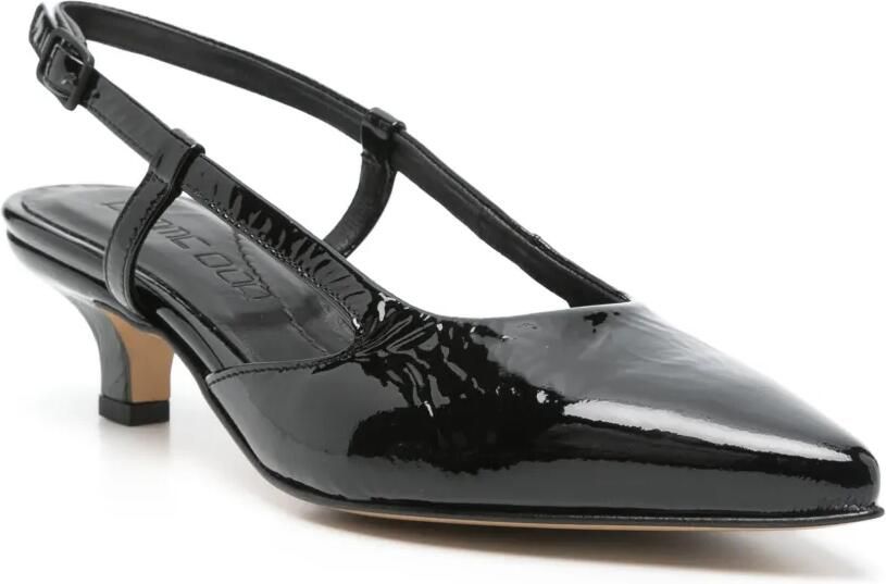 Pomme D´Or 40 mm lakleren slingback pumps Zwart - Foto 2