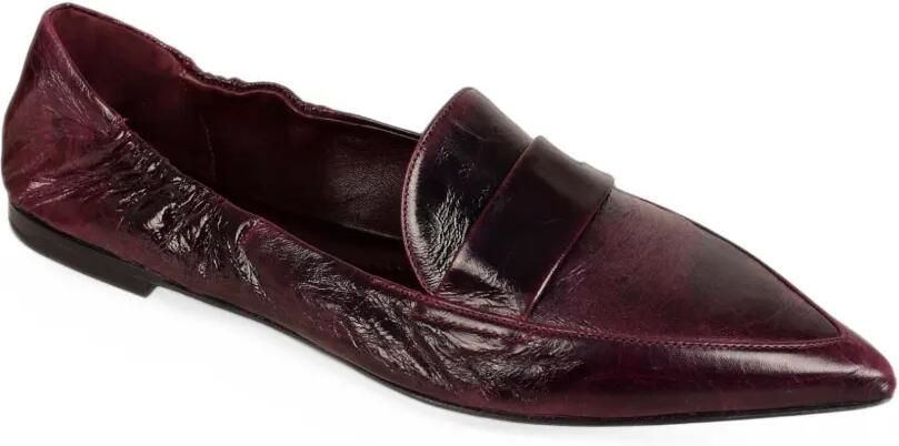 Pomme D´Or Ingrid pointed-toe loafers Rood - Foto 2