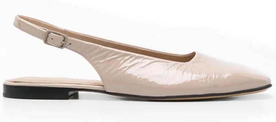 Pomme D´Or Leren ballerina's Beige