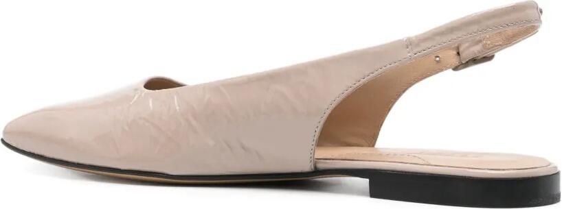 Pomme D´Or Leren ballerina's Beige - Foto 3