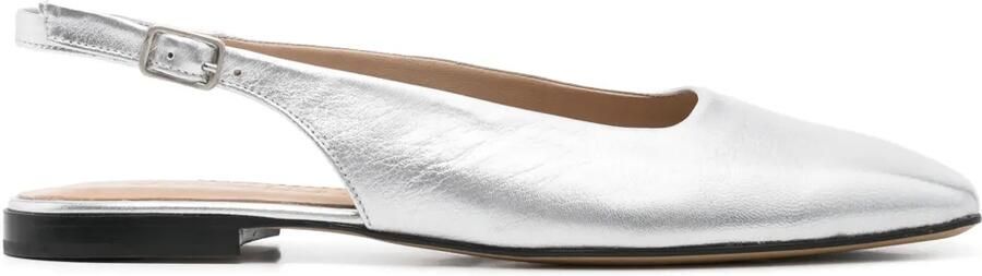 Pomme D´Or Leren ballerina's Zilver