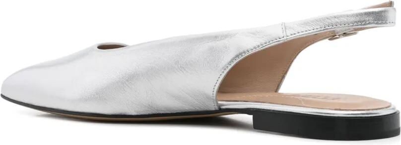Pomme D´Or Leren ballerina's Zilver - Foto 4