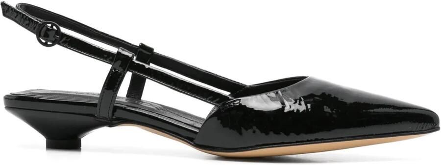 Pomme D´Or Leren ballerina's Zwart