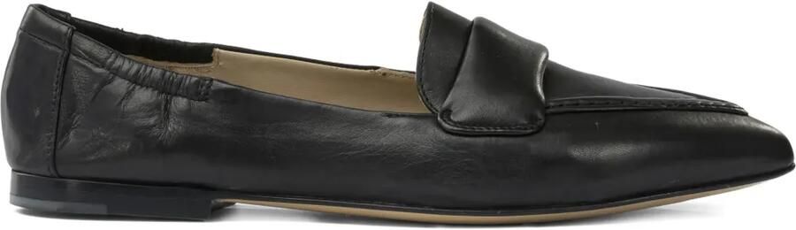 Pomme D´Or Leren loafers met puntige neus Zwart