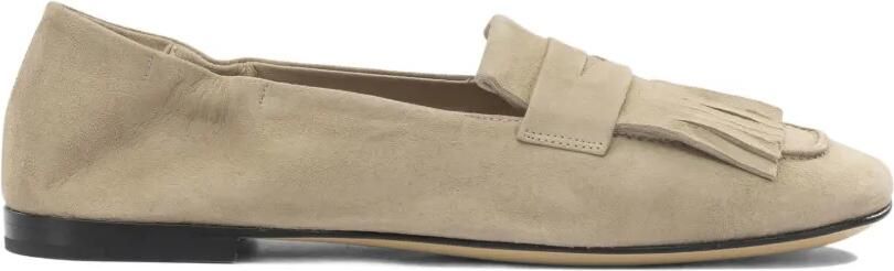 Pomme D´Or Loafers met franje Beige
