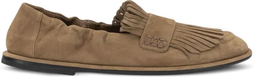 Pomme D´Or Loafers met franje Beige