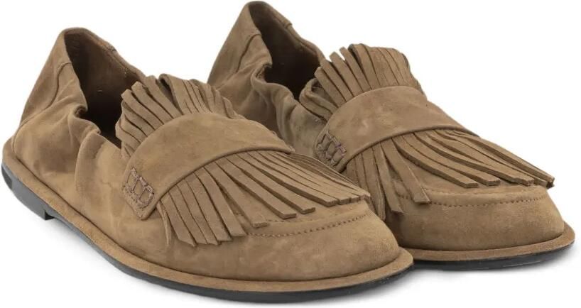 Pomme D´Or Loafers met franje Beige - Foto 3