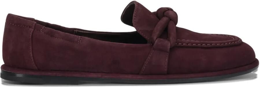 Pomme D´Or Loafers met geknoopt detail Paars