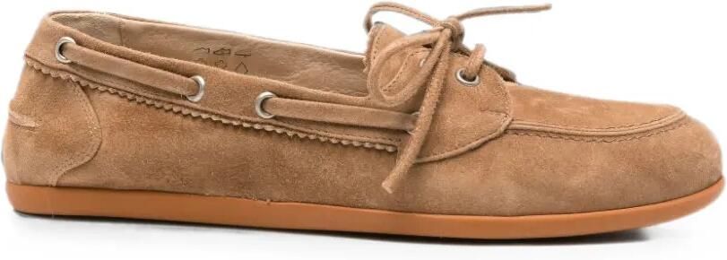 Pomme D´Or Loafers met veters Beige