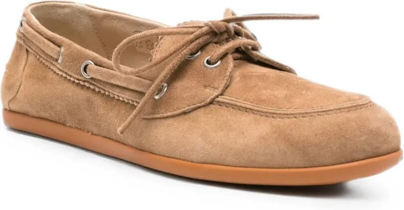 Pomme D´Or Loafers met veters Beige - Foto 2