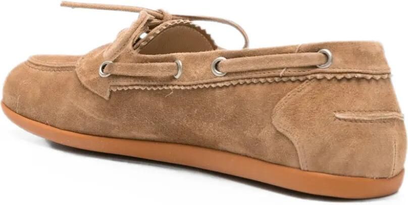Pomme D´Or Loafers met veters Beige - Foto 4